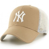 Фото Кепка (тракер) 47 Brand Mlb New York Yankees Branson бежевий/білий BRANS17CTP-KHC